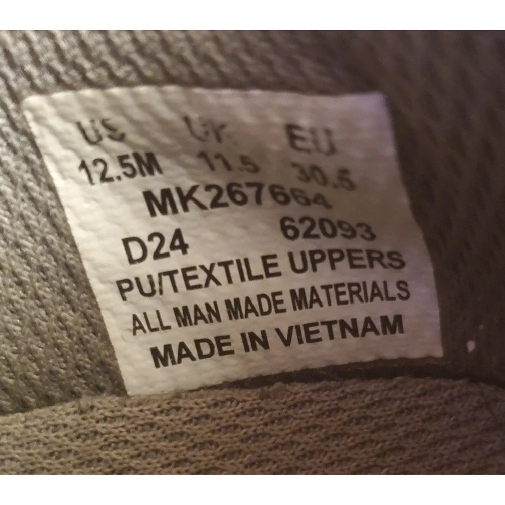 Merrell Nova 3‎ Sneaker Shoes Youth Size 12.5 Gray